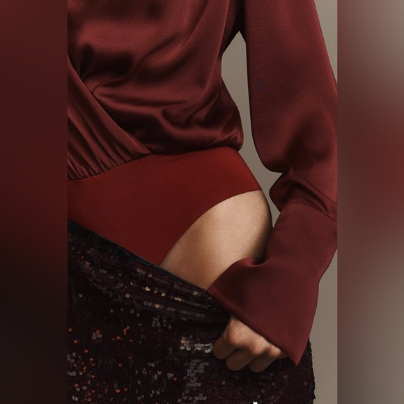 NWTS FAVORITE DAUGHTER THE DATE BLOUSE BODYSUIT (XL) - Picture 4 of 8